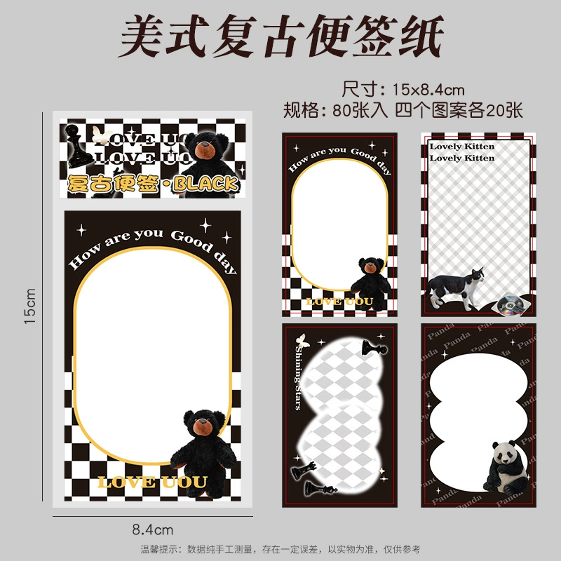 Retro base note for students, American style, scheduler
