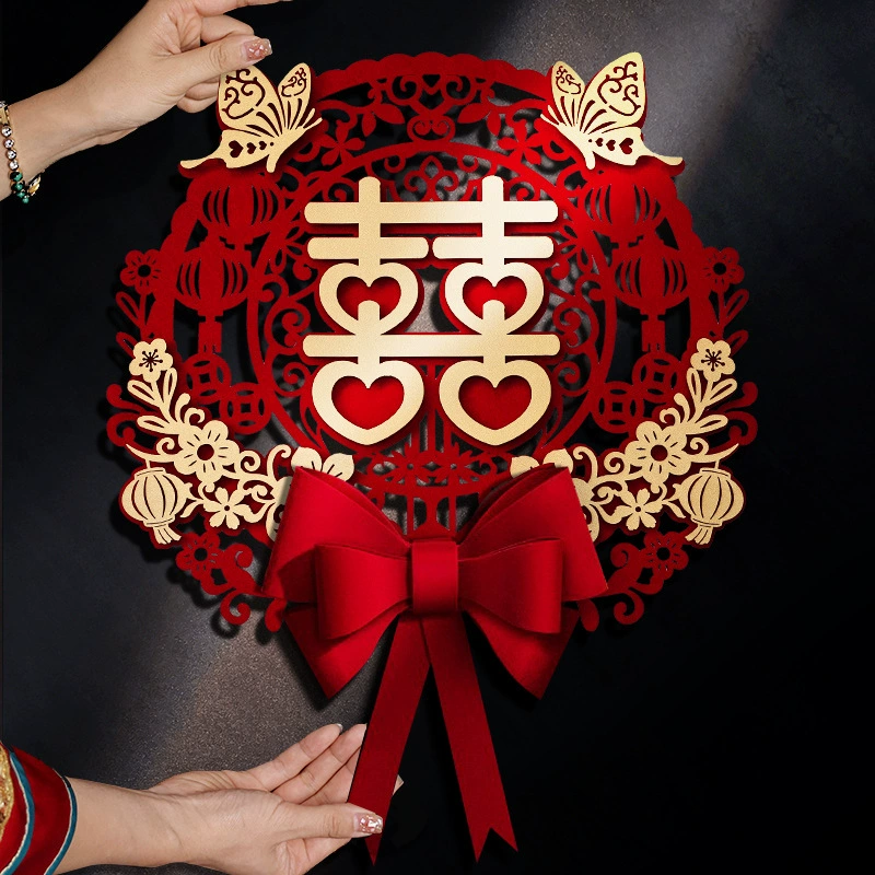 Свадебная наклейка свадебная дверь специальная спальня украшения свадебная комната набор свадебного украшения утолщение свадебного украшения