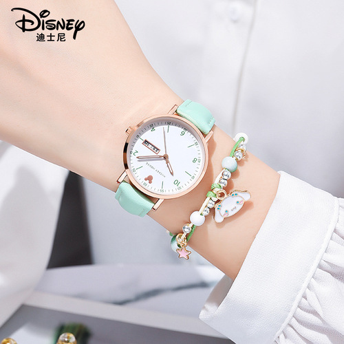 Disney Watch Women's Middle School Junior High School Girls  New Examination Junior High School Girls Waterproof Female