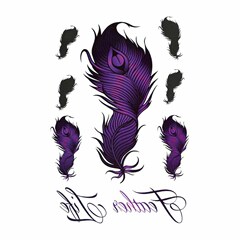 Cross-border wholesale artistic tattoo stickers waterproof fashionable arm tattoo temporary tattoo for men and women