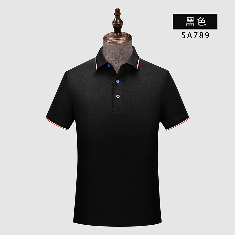 5A antibacteriano anticuerpo desodorante anti-ácaros manga corta solapa camiseta publicidad camisa polo ropa de trabajo personalizada logotipo