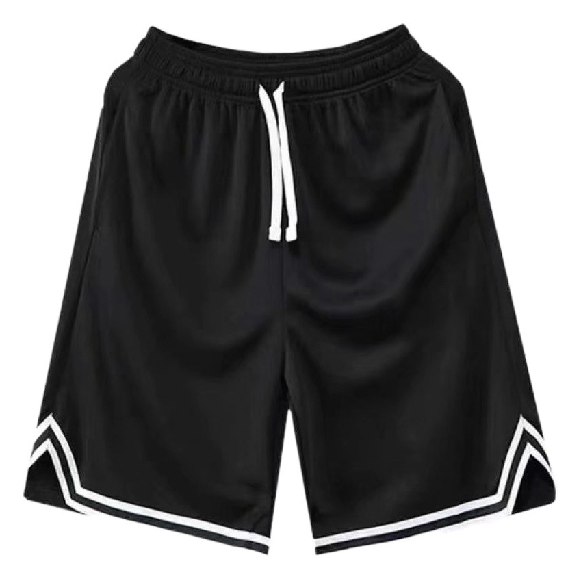 Verano 2022 pantalones cortos de seda de hielo sueltos delgados pantalones cortos de baloncesto para hombres TikTok estudiante pantalones casuales de moda