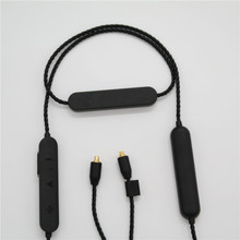 MMCX双电池蓝牙耳机音频线舒尔SE535SE846SE215UE900用