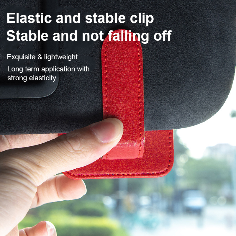 Car Multifunctional Glasses Clip, Ticket Clip, Practical High-End Round Eye Clip, Multifunctional Accessories, Fashionable