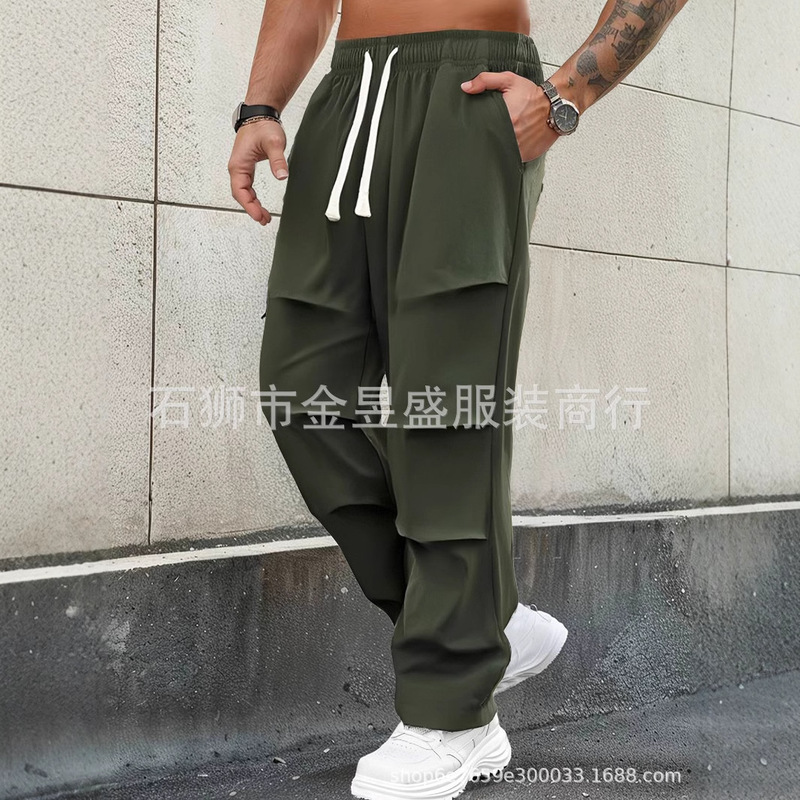 Men's Casual Jogging Pants Fitness Stretch Sports Pants Hiking Tactical Pants Running Sports Travel Golf Pants Tide