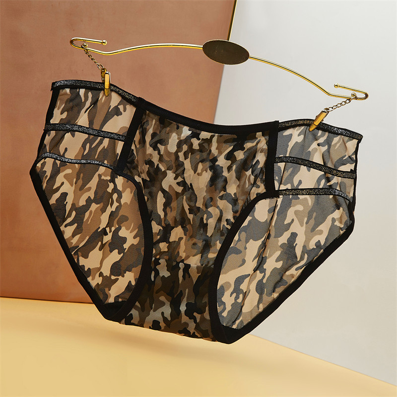 Nuevos productos de encaje de mujer negra pura seducción penetrante cintura sexy correa de cintura transparente bajo triángulo estriado