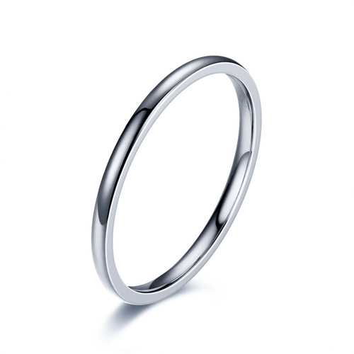 Minimalist Style Ring Set for Women, Stainless Steel Cable Ring, Simple Band, Unique Design Titanium Steel Ring, Fashionable Finger Accessory