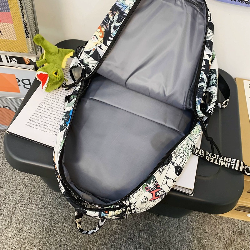 Capacious backpack, universal waterproof bag for leisure for elementary school students, for secondary school, for students