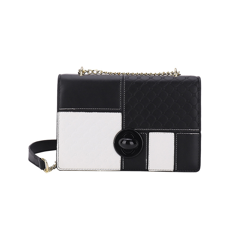 Borsa a tracolla singola con catena a tracolla singola nuova primavera 2023 per donna con cuciture fresche e dolci elegante borsa in stile diagonale per donna_voghion.com