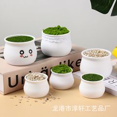 カスタマイズされた鉢植えスティックプラスチックビーズウール diy 植木鉢車織り屋台肥厚手作りミニ多肉植物