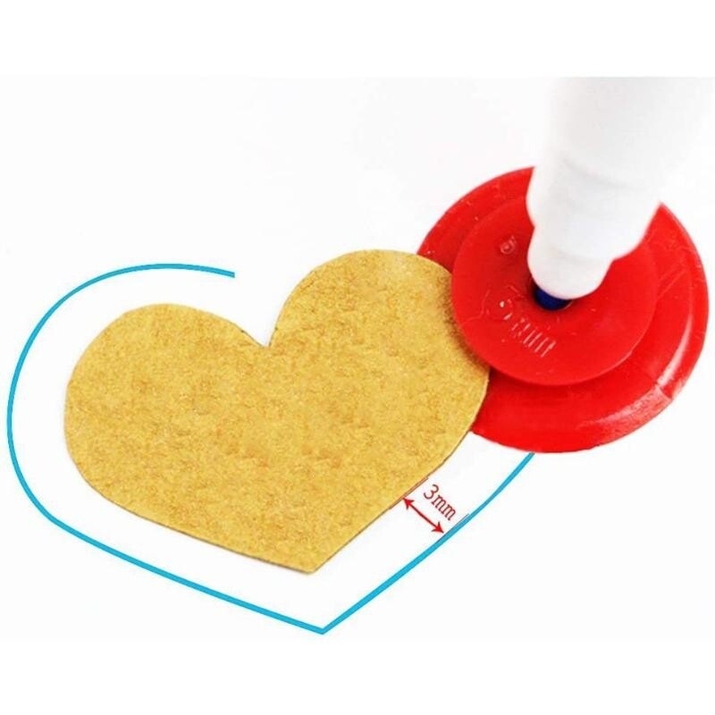 Patchwork Tools Seam Allowance Wheel Fabric DIY Patchwork Tracing Wheel Seam Allowance Circle DIY Handmade Tools