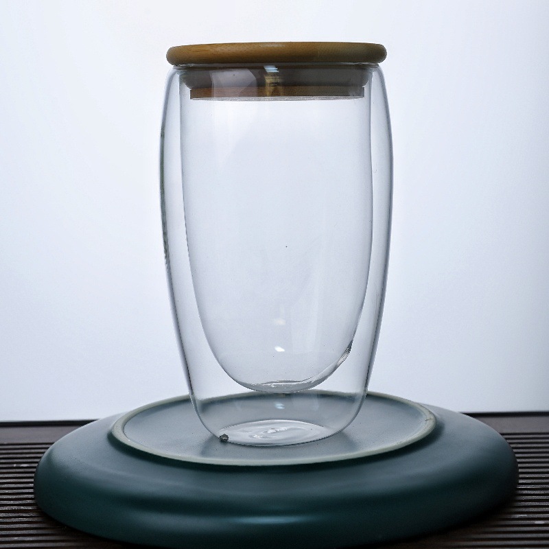 450 ml con tapa de bambú