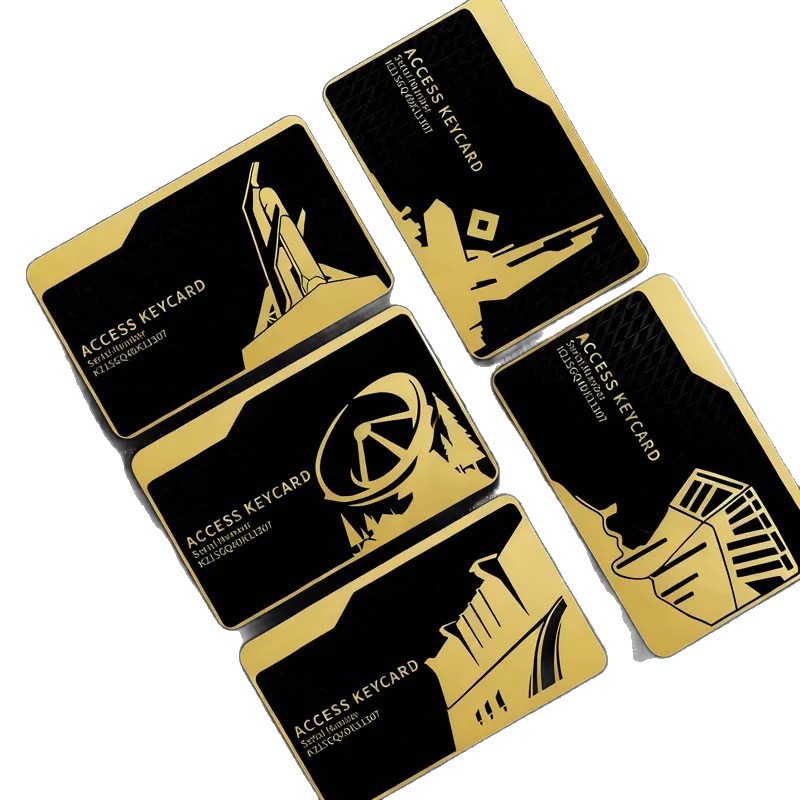 【Black Gold】President Metal Black Delta Action Peripheral Key Card Nfc Game Launch