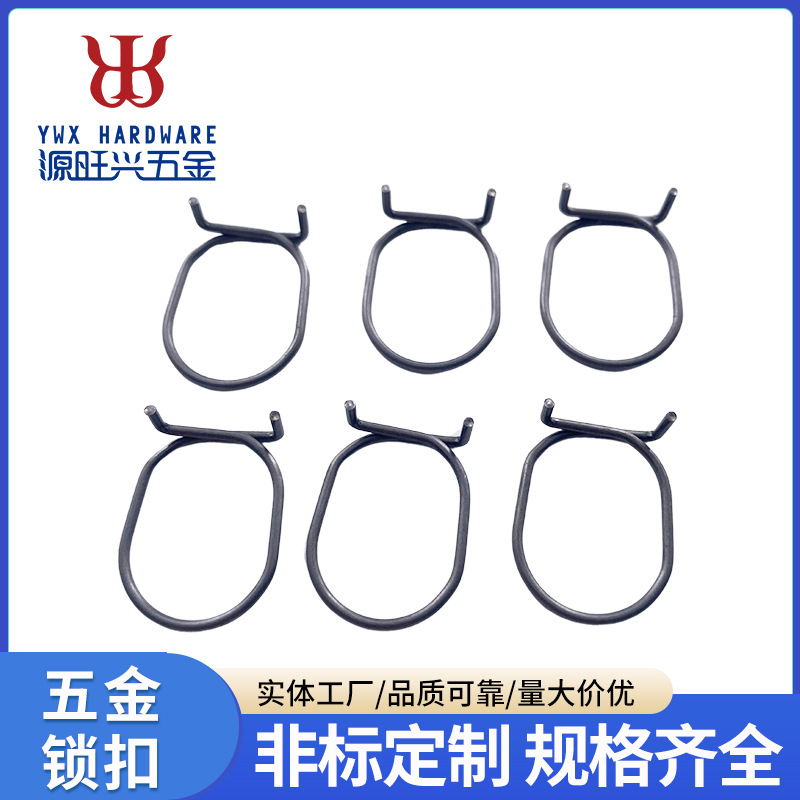 厂家生产高碳钢82B镀锌五金锁扣异形弹簧金属线形弹簧跨境外贸