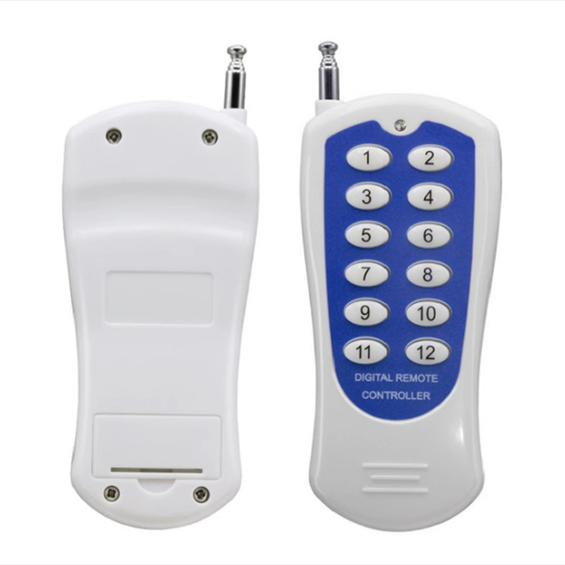 1000米12键大功率无线遥控远程灯具卷帘门遥控器 433M灯具遥控器