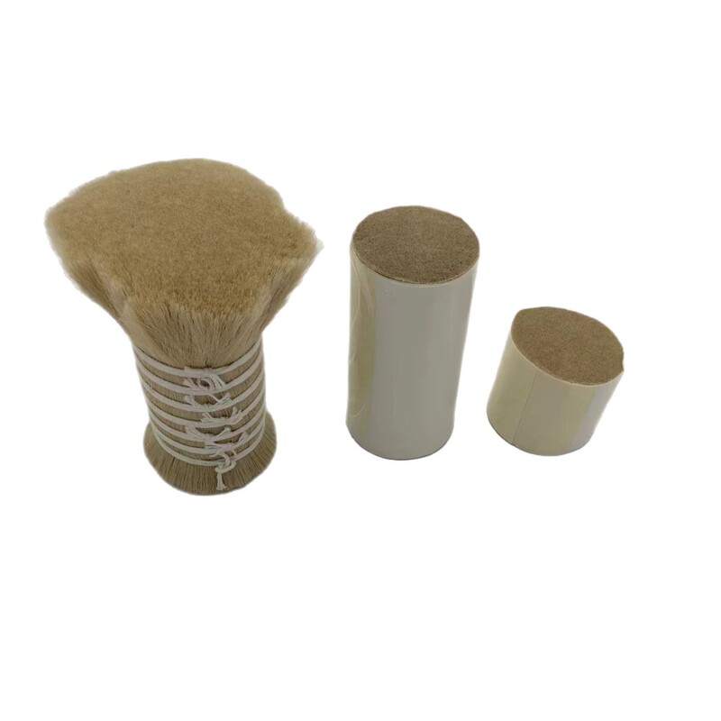 Hebei Manufacturer's 50mm Baby Brush Uses Natural White Double-Sided Goat Hair That Can Be Re-Grown, Free Sample for Baby Brushes