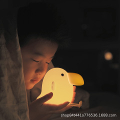 雀幸布得鳥小夜灯シリコンランプusb小夜灯かわいい小夜灯小鴎灯小鴨灯