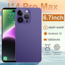 跨境手机I14 Pro Max热销智能手机低价现货6.7寸HD+屏16+1安卓8.1