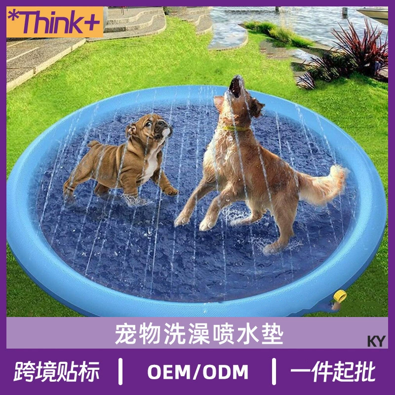 Домашние животные тазик собачий бассейн большой собачий бассейн купальный бассейн бассейн складной тазик для ванны для домашних животных распылитель