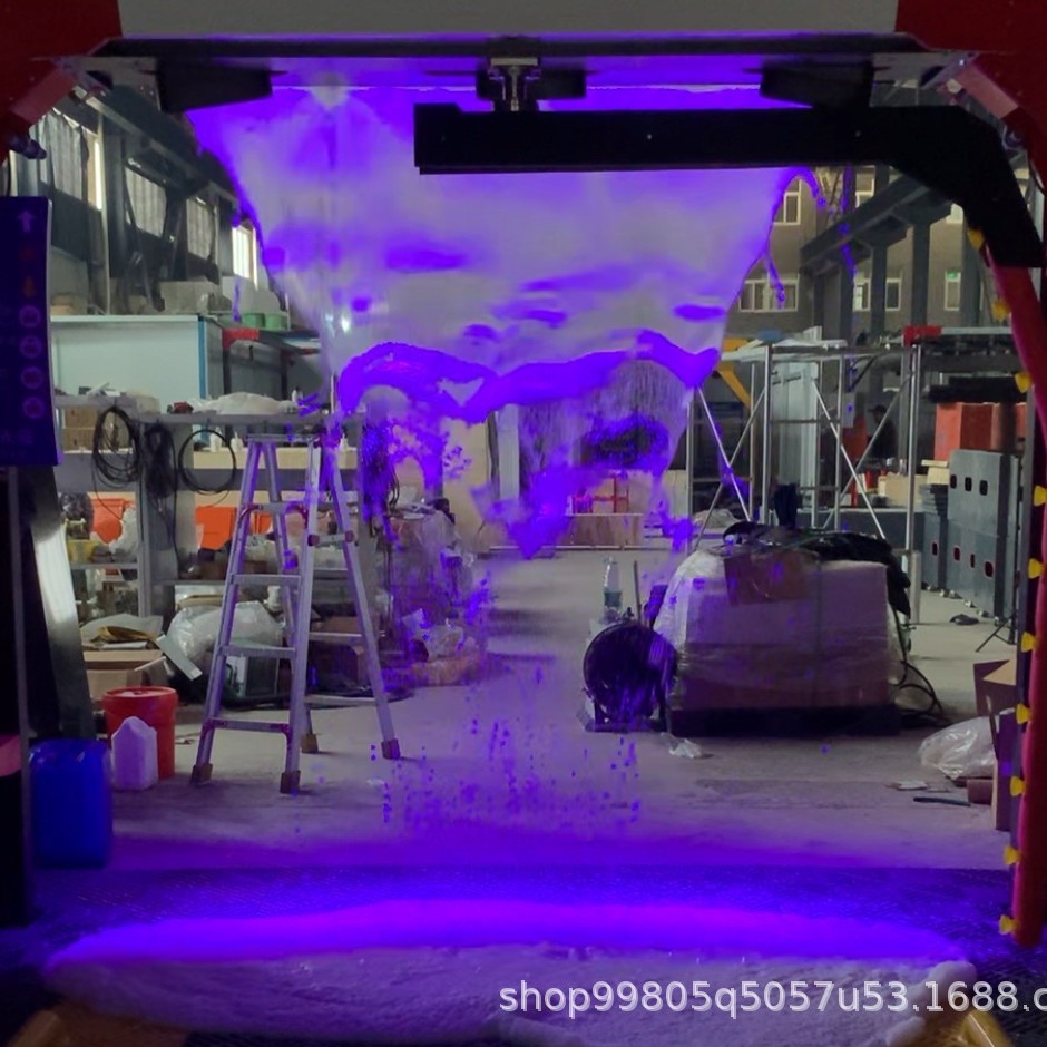 Máquina de lavado de automóviles automática sin contacto computadora inteligente comercial 24 horas función de baño de burbujas lavado automático de alta presión image 1