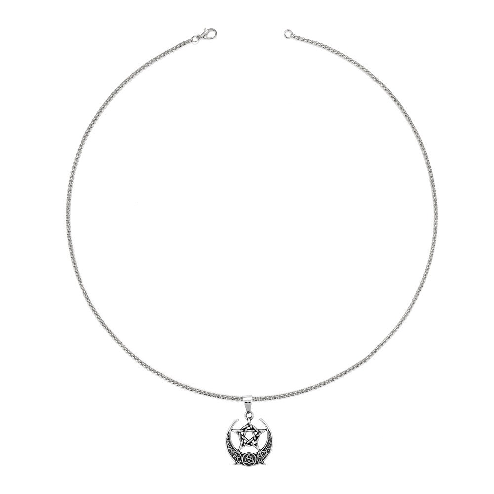 Alloy Pendant Material Pendant Necklace Classification Hip-Hop Vintage Style Streetwear Celtic Knot Alloy Iron Plating Men's Pendant Necklace Men Pendant Necklaces