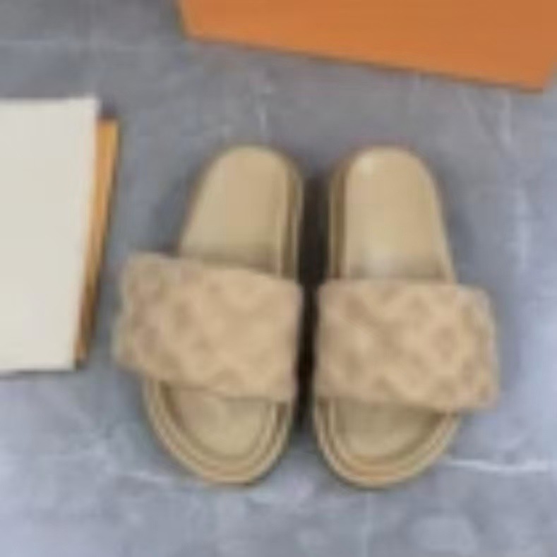 2025 burro pantuflas mujer velcro fondo grueso arrastre rojo verano relieve plano cuero pareja playa