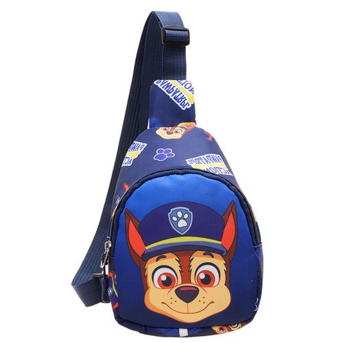 Cartoon Cute Children's Chest Bag 2024 Fashion New Nylon Small Crossbody Bag for Outings Lightweight Snack Money Bag