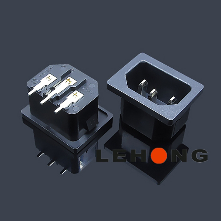 DE-14-5P-20 安规AC插座/电源插座/品字插座/AC母座/
