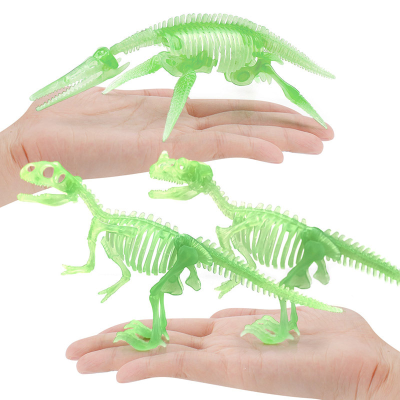 Nueva excavación arqueológica fósil de dinosaurio esqueleto luminoso esqueleto fluorescente clásico Tyrannosaurus Dragon exportación