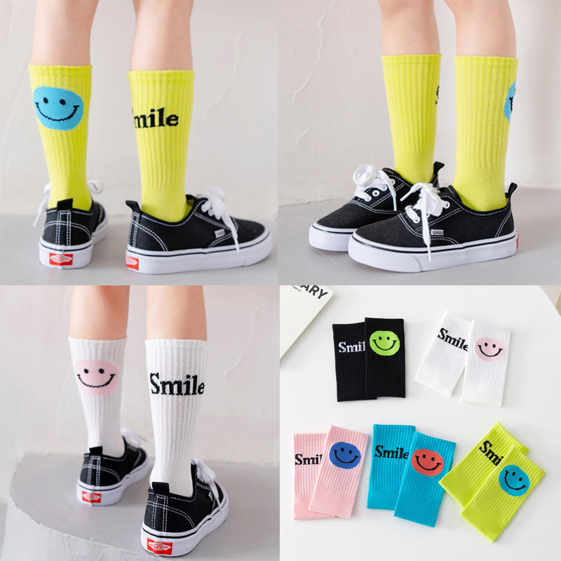 Children's Socks, Sports Leggings, Calf Socks, High-Top Cotton Socks for Boys and Girls, Cartoon Prints for Toddlers, Super Cute