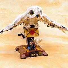 クロスボーダー88008ハリー映画ポッターフクロウ海徳薇6031小粒積み木組み立て玩具70069