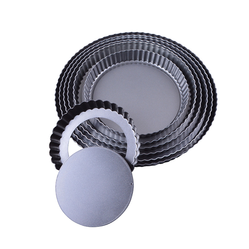 8 pulgadas 20cm crisantemo pastelería molde para hornear pastel de manzana bandeja de hornear encaje inferior no palo Tarta tarttin