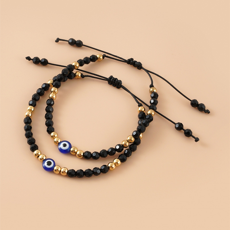 Lucky Evil Eye Red String Bracelet Adjustable Protection Jewelry_voghion.com