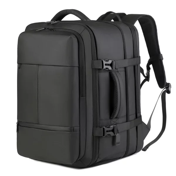 Cross-Border Men's Business Travel Backpack Large Capacity Shoe Compartment Expansion Luggage Backpack Short Trip Business Travel Bag