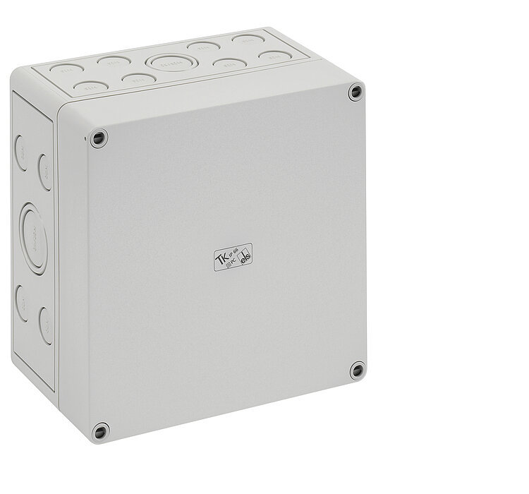 Spelsberg高防护等级接线盒， 带敲落孔外部尺寸：182*180*111MM