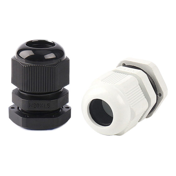Nylon cable waterproof connector manufacturer PG7 plastic screw insert PG9 sealed connector PG13.5 fixed gland