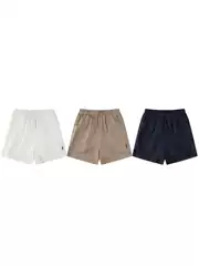RL Ralph Lauren Style Linen Lounge Shorts Men Women Couple Casual Summer Sportswear