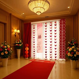 灯笼;场地布置道具;旗帜