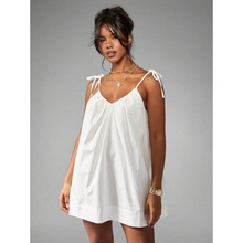 O 31106 Loose solid sweet camisole dress ���ɴ�ɫ��������ȹ