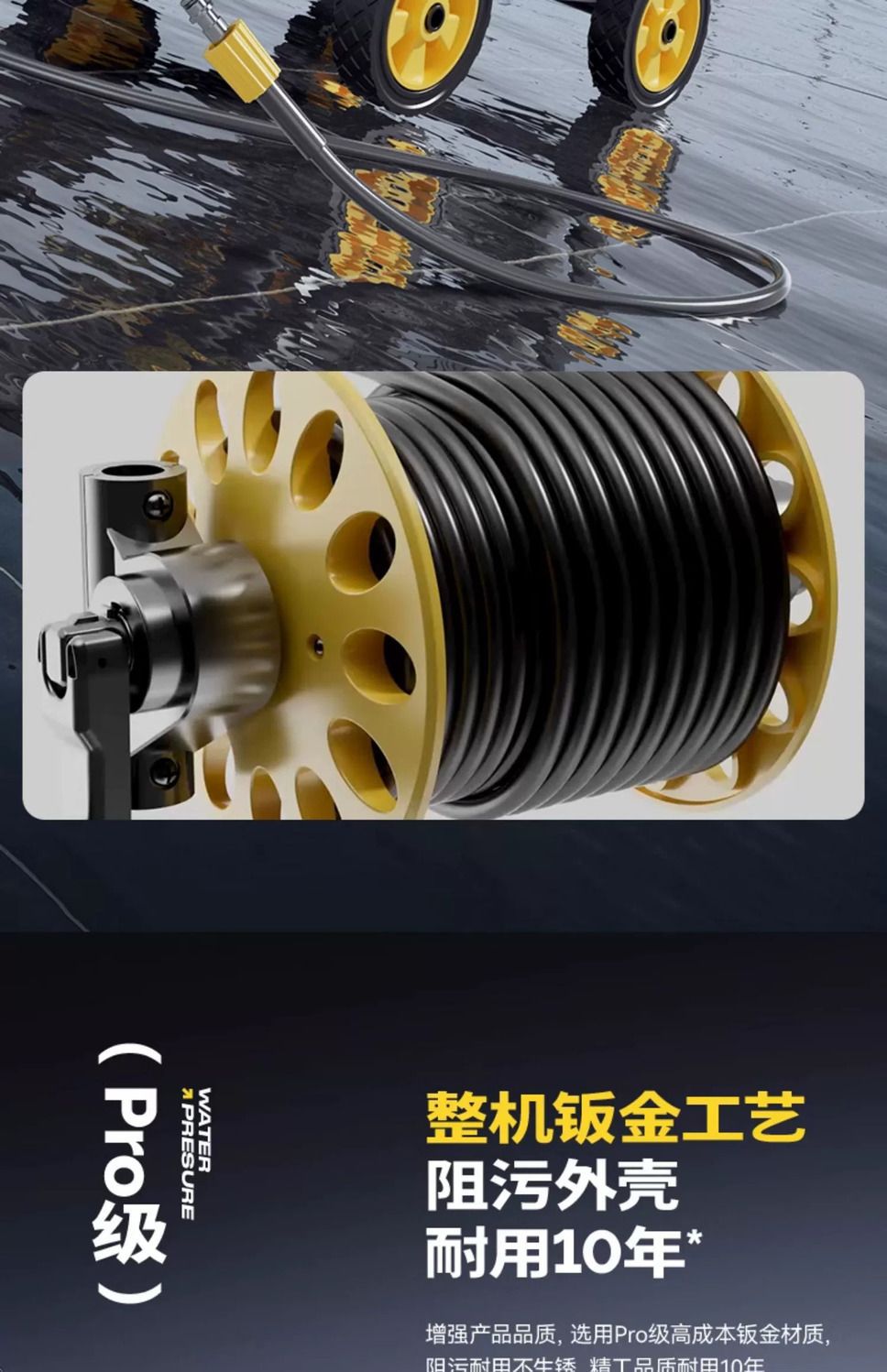 Guide Car High-Pressure Water Pump for Home Use 220V High-Power Car Wash Gun Powerful Car Washer