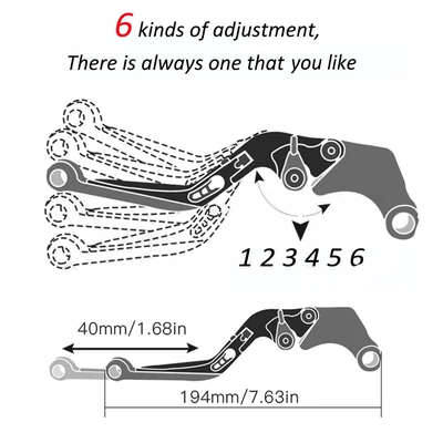 Motorcycle Handle Cover: Zx4Rr Motorcycle Adjustable