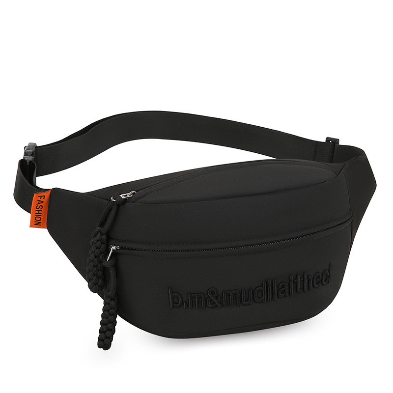 Bolso pequeño de lona casual para mujer 2024 nuevo bolso de mensajero de verano de moda bolso de pecho deportivo bolso de tela de todo fósforo riñonera para mujer