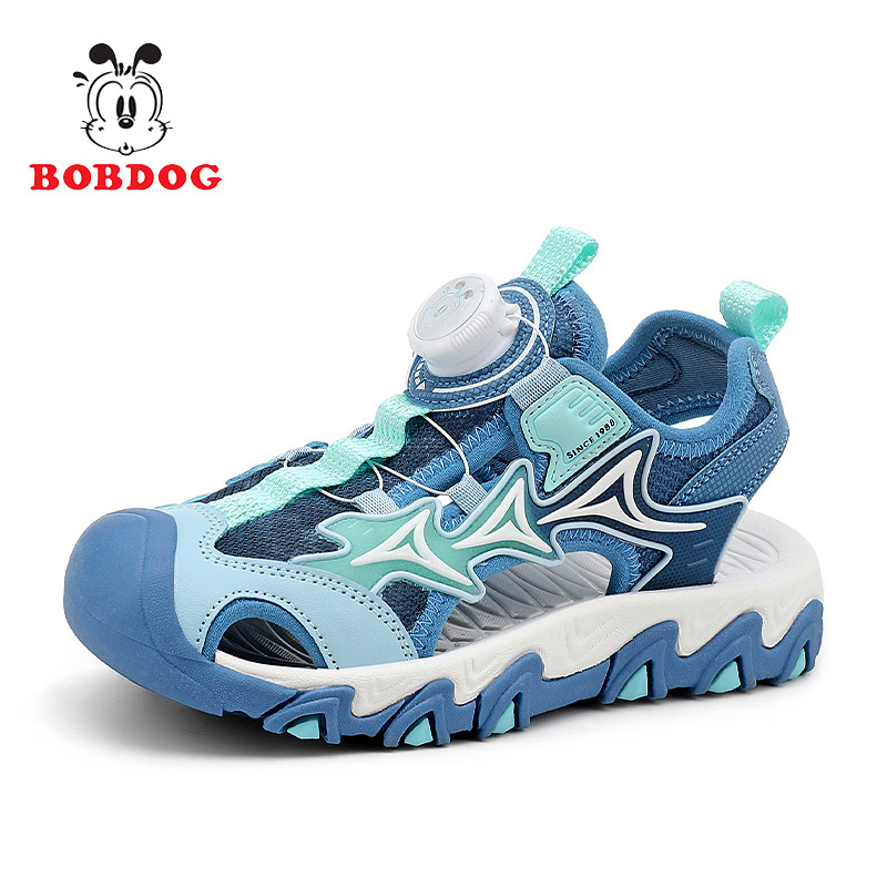Babudou zapatos para niños sandalias Baotou para niños 2025 verano nuevo estilo sandalias deportivas para niños antideslizantes de suela suave para niños
