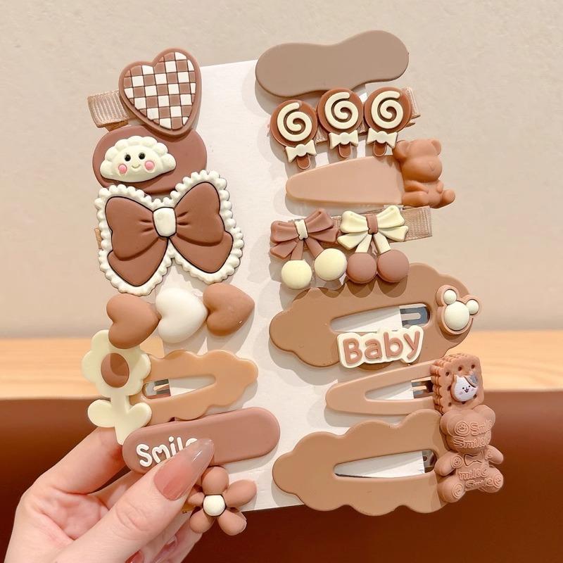 11 ¿ love baby hair clip - juego de 14 piezas