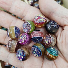 16mmҹ����Ƭ�����޸�Բ�� DIY�ֹ����鴮���ֻ����Ҽ���Ʒ���
