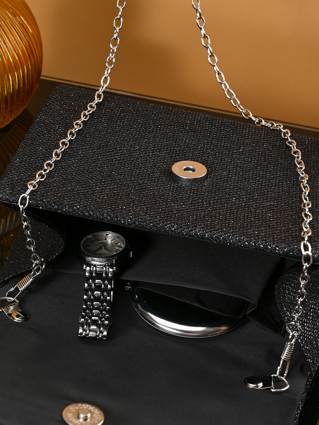 Beaded Square Evening Handbag For Ladies - Elegant Party Accessory_voghion.com