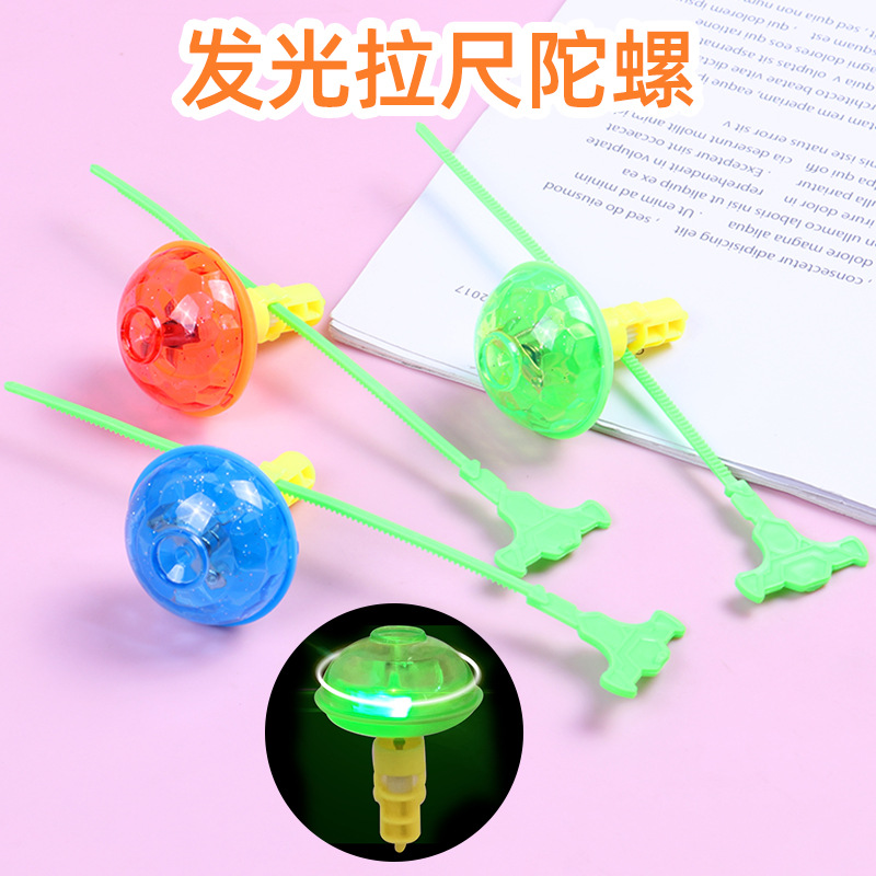 Giroscopio plegable regla luminosa giroscopio juguetes educativos para niños de jardín de infantes al por mayor juguetes para niños transfronterizos