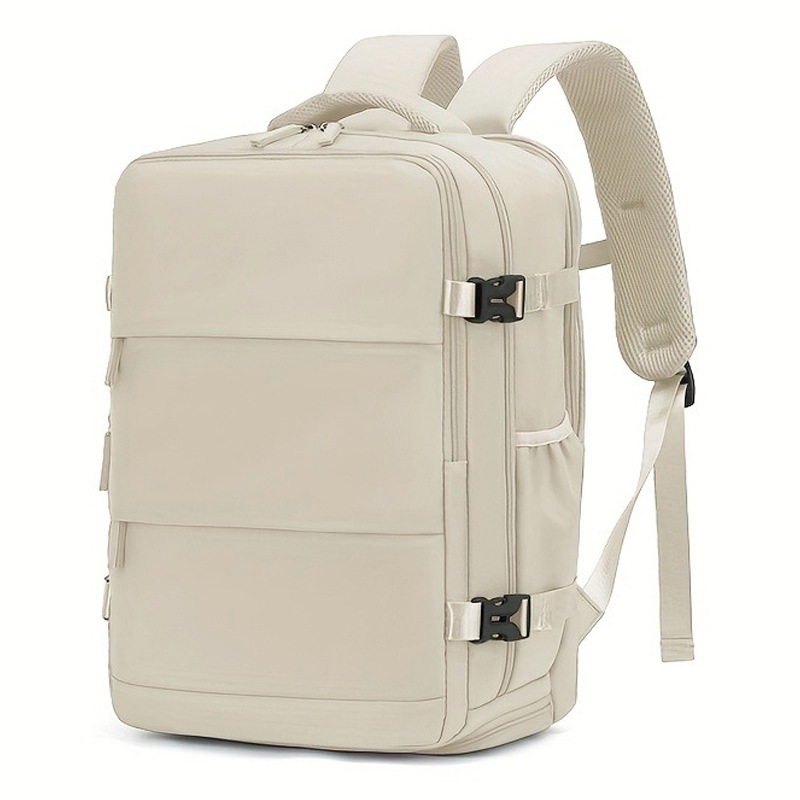 Mochila para Computadora de Viaje de Negocios 180° de Tela Oxford Gran Capacidad para Uso Diario