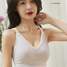 跨境免手扶哺母乳喂奶文胸罩围无钢圈聚拢吸奶器奶罩产后孕妇内衣