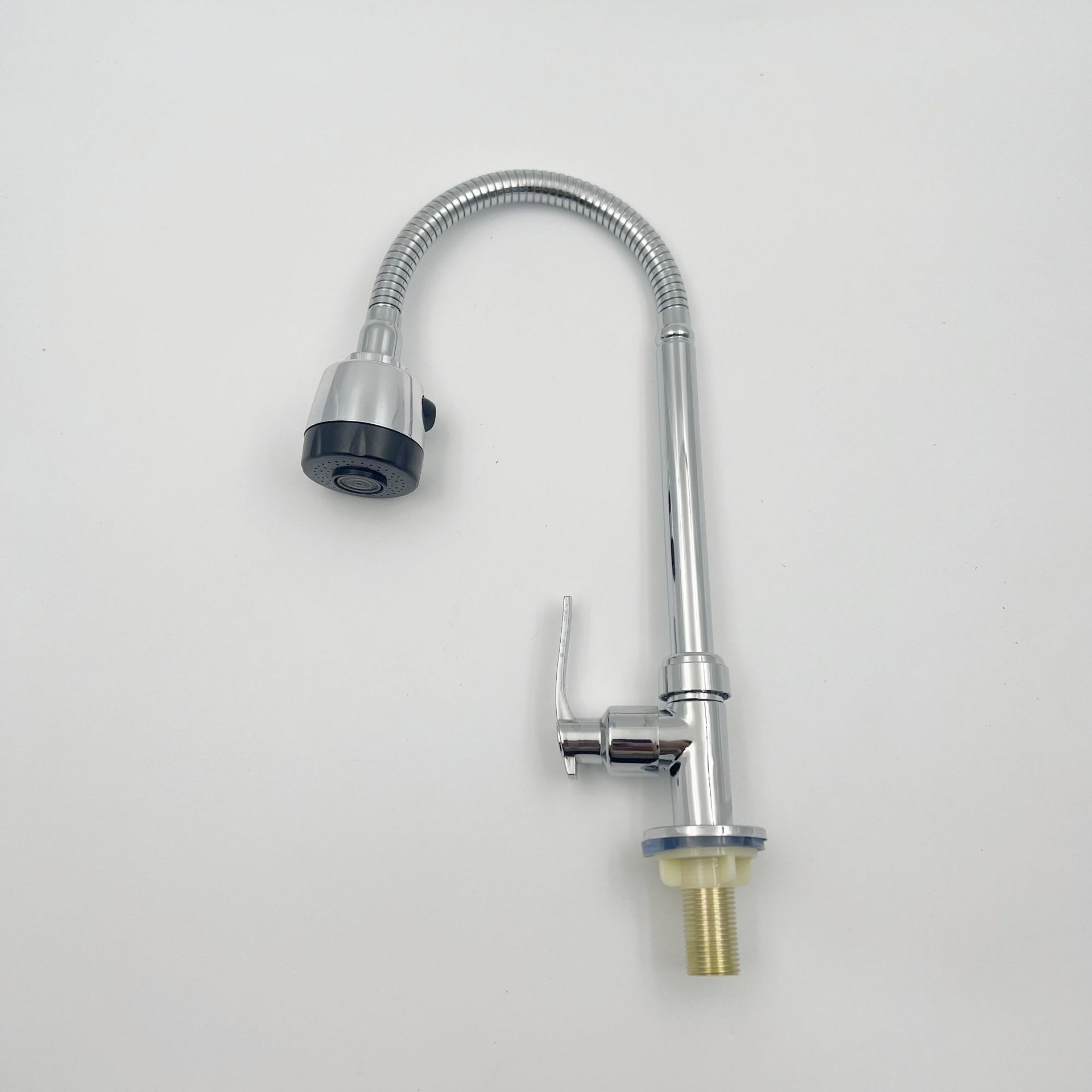 Grifos de agua fría de aleación transfronteriza, lavabos de cocina, grifos de agua de cocina giratorios universales, grifos de agua fría de agua única